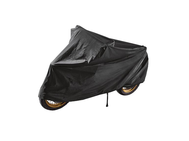 Czarny pokrowiec na motocykl