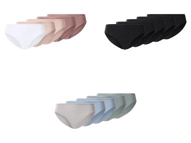 ESMARA® Figi damskie z bawełną, 5 par
