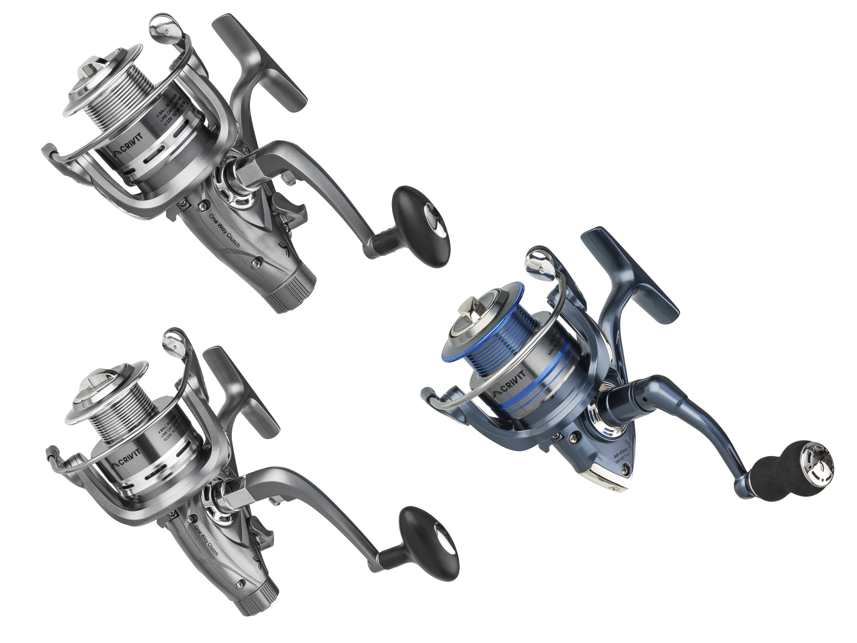 CRIVIT Kołowrotek z wolnym biegiem 3000-S/ Kołowrotek z wolnym biegiem 5000-S/ Kołowrotek spinningowy 2000
