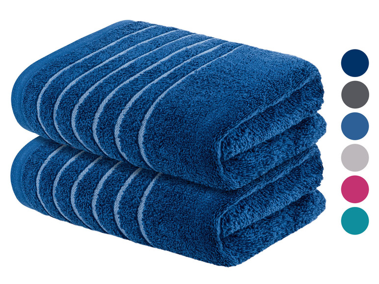 Pełny ekran: LIVARNO home Ręcznik frotte, 50 x 90 cm, 2 sztuki - zdjęcie 1
