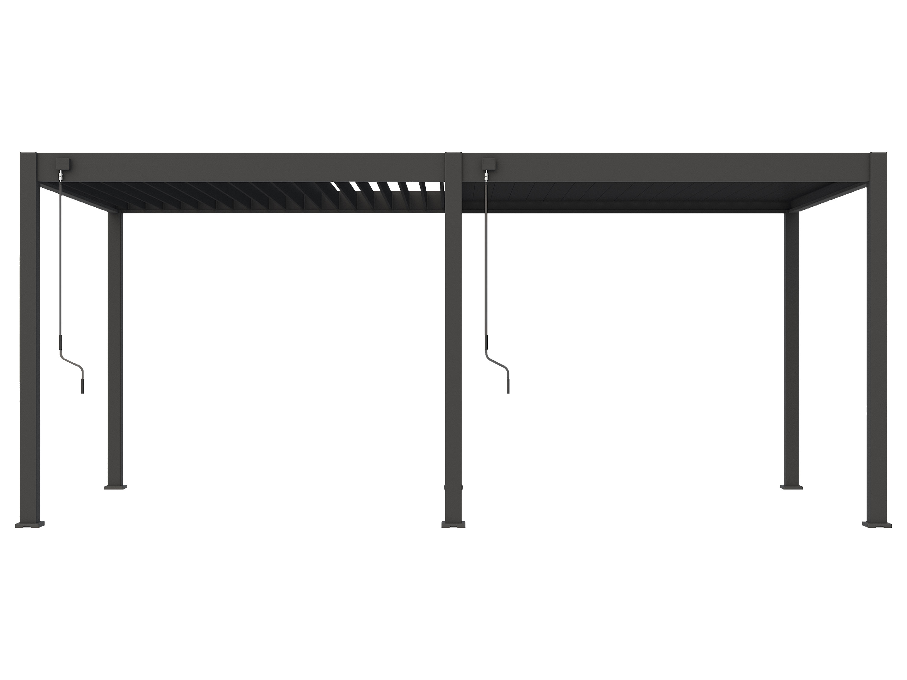 Pergoline Aluminiowe zadaszenie tarasowe Superior (Antracytowy, 3,6x5,3 m)