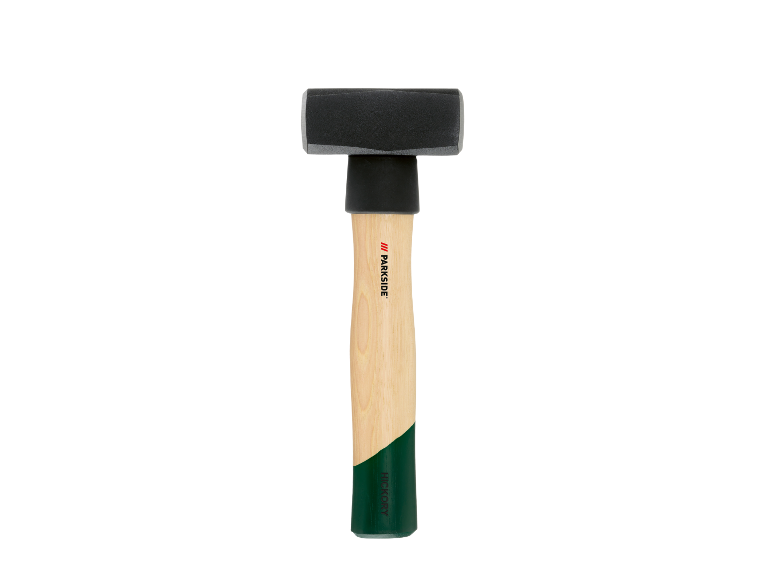 Młotek Parkside z trzonkiem hikorowym.