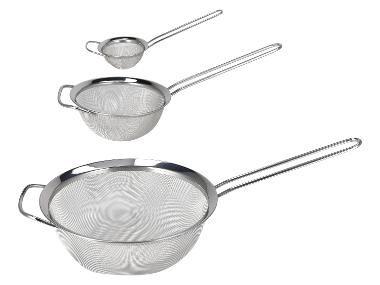 SILVERCREST® Zestaw 3 sitek ze stali szlachetnej
