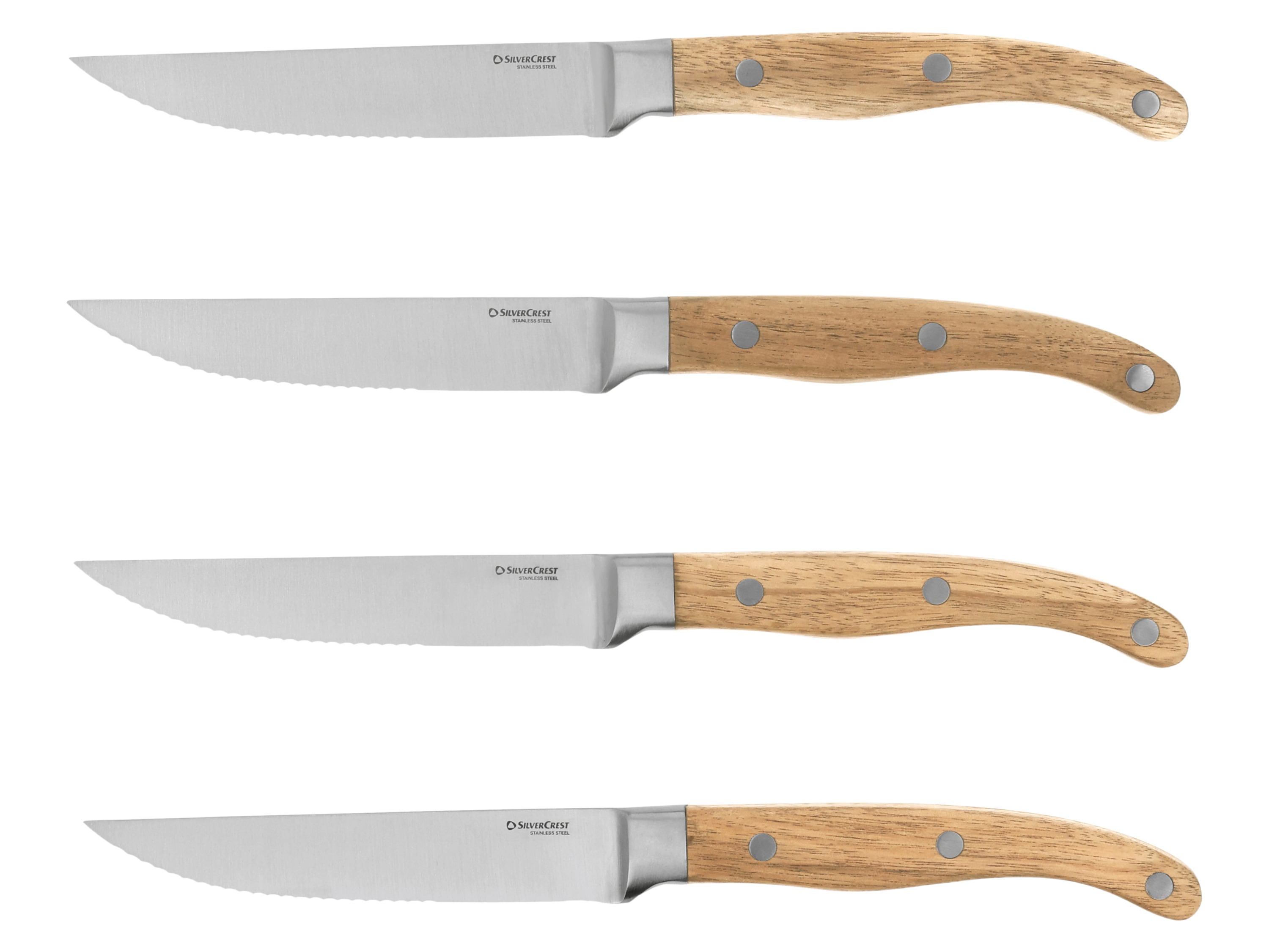 SILVERCREST® Zestaw noży do steków (Brązowy)