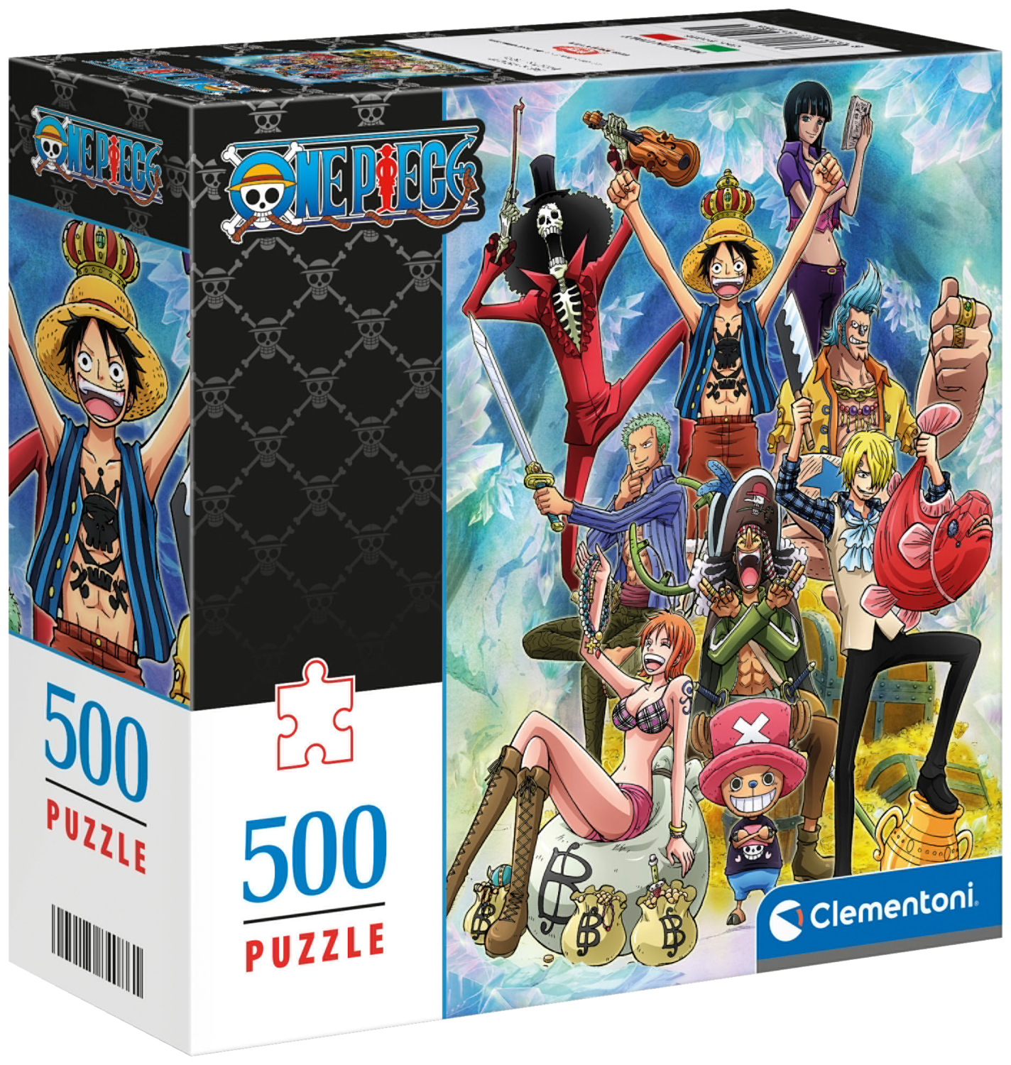 CLEMENTONI Zestaw puzzli Dragon Ball lub One Piece (One Piece – Rodzina)