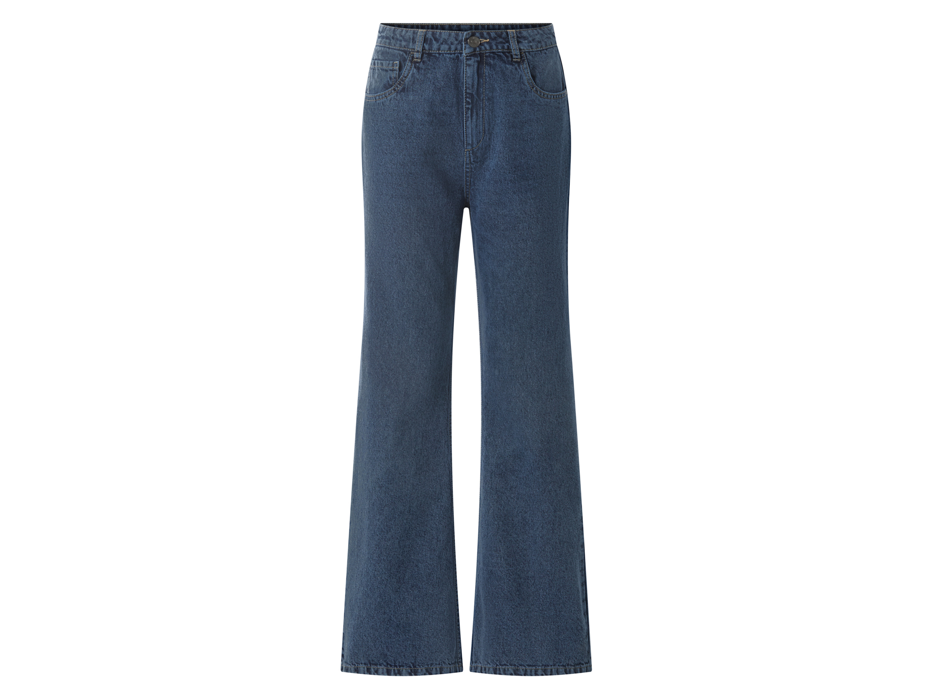 ESMARA KIDS Jeansy termiczne dziecięce, Flare Fit (Niebieski, 164)