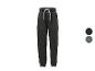 Chłopięce ciemnoszare bawełniane spodnie dresowe z białym sznurkiem