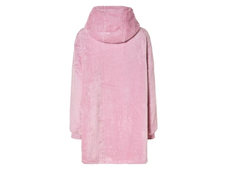 Bluza z kapturem oversize z pluszu