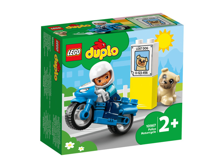 Zestaw klocków LEGO® DUPLO® 10967 Motocykl policyjny