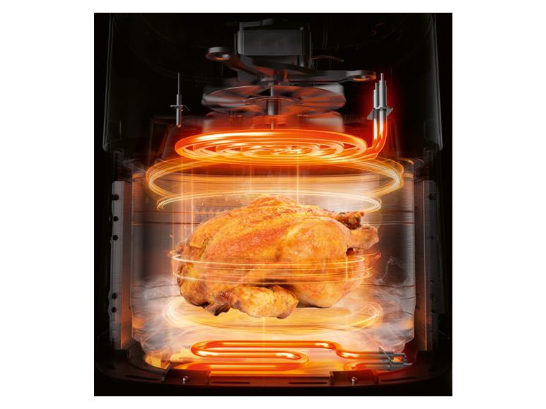 Frytkownica na gorące powietrze air fryer 7,5 L, 2200 W; Frytkownica na gorące powietrze air fryer 7,5 L, 2200 W