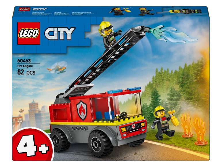 LEGO City 60463 Wóz strażacki z 82 elementami i dwiema minifigurkami