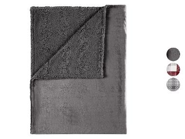 LIVARNO® Koc z polaru teddy, 150 x 200 cm