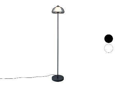 LIVARNO HOME Lampa podłogowa LED, klosz z wysokiej jakości szkła.