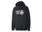 Czarna bluza z kapturem z logo NFL