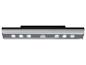 Srebrno-czarna lampa LED z czujnikiem ruchu