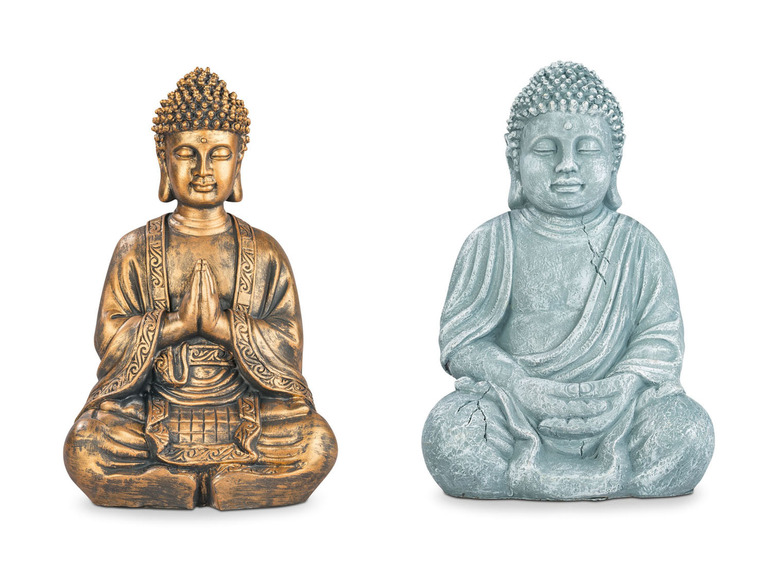 Pełny ekran: LIVARNO home Figurka dekoracyjna siedzący Buddha, 1 sztuka - zdjęcie 1