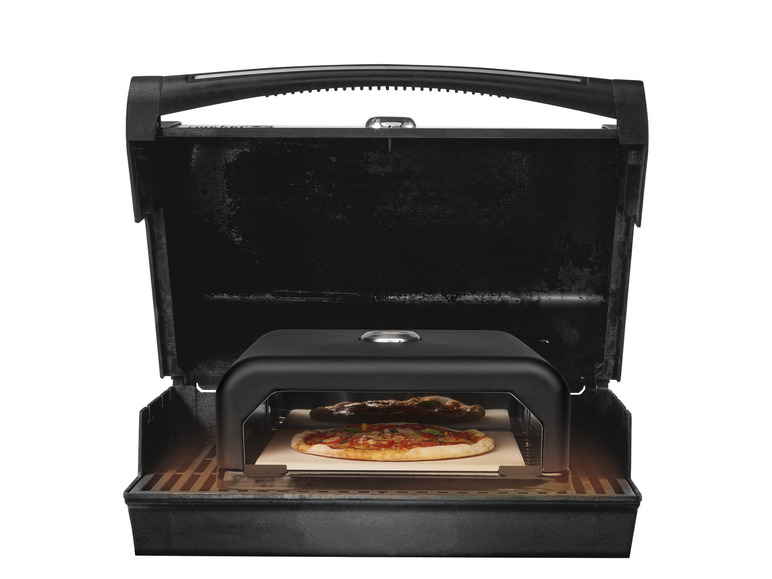 Pełny ekran: GRILLMEISTER Piec na pizzę do grilla gazowego i węglowego, z wyjmowanym kamieniem do pizzy - zdjęcie 8