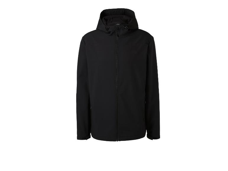 CRIVIT kurtka termiczna softshell z kapturem 69,99 zł – czarna i zielona, rozmiary S–XL, świetne opinie