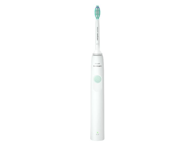 Elektryczna szczoteczka do zębów Philips Sonicare, model biały.