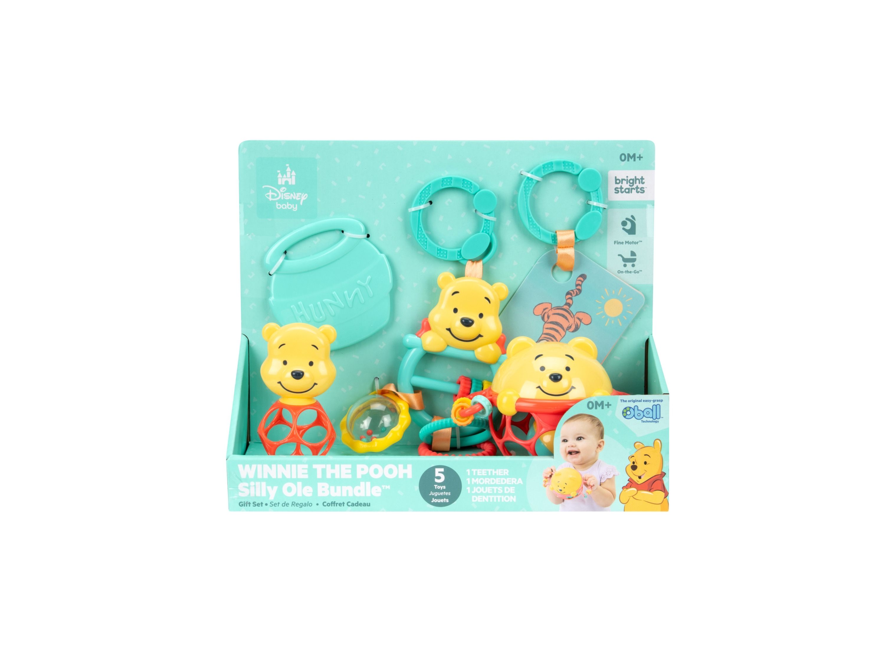 BRIGHT STARTS™ Zestaw sensoryczno-motoryczny (Kubuś Puchatek)