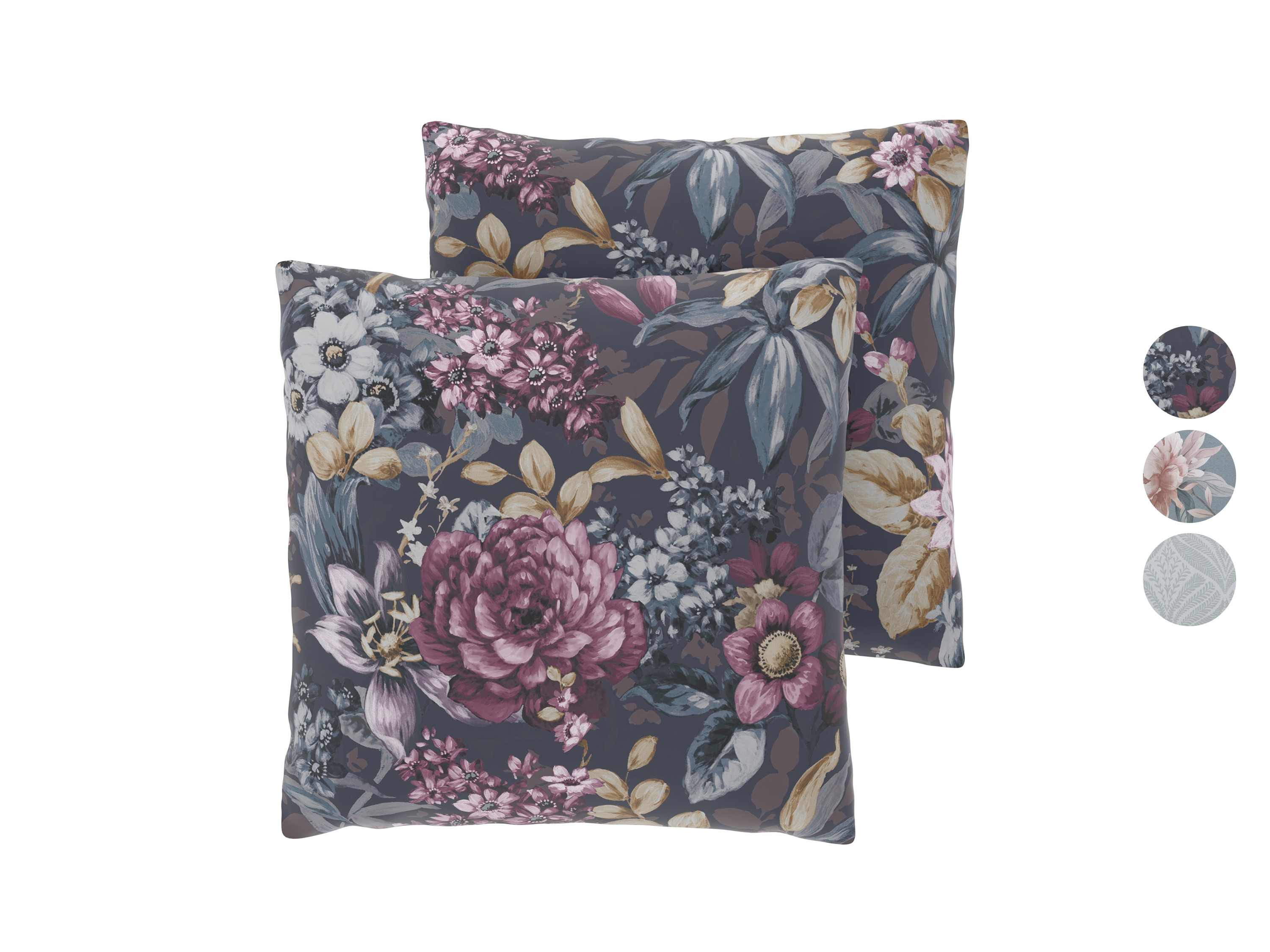 LIVARNO® Komplet 2 poszewek na poduszki, 40 x 40 cm