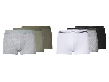 esmara Men Bokserki męskie z bawełną, 3 pary