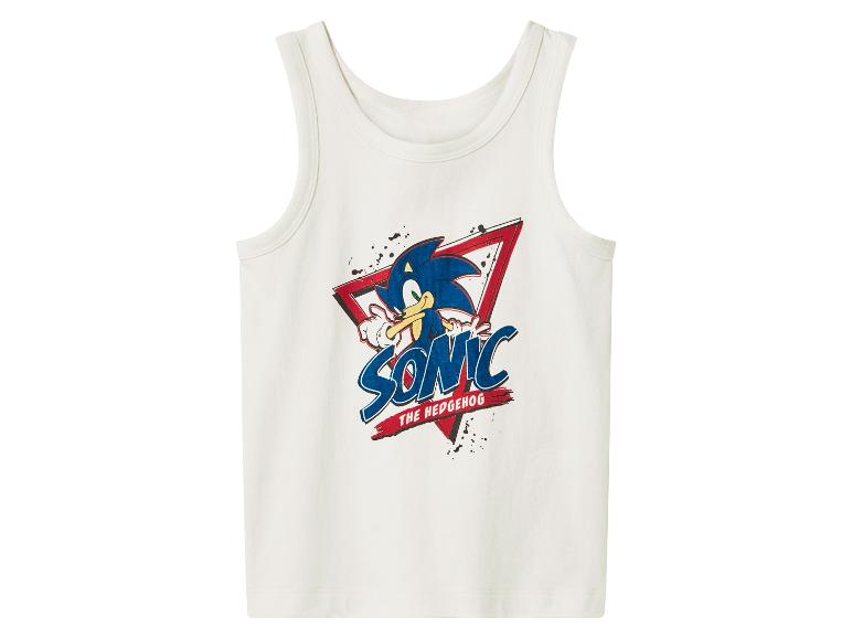 Koszulka dziecięca Sonic The Hedgehog w kolorze ecru