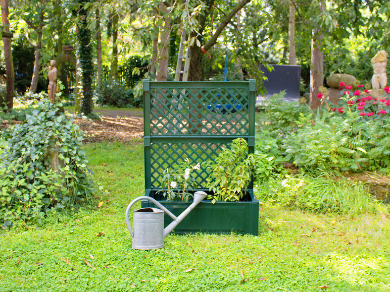Pełny ekran: Skrzynka na rośliny z pergolą KHW, 100 cm (dł.), 110 litrów - zdjęcie 2