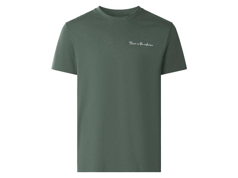 T-shirt męski z bawełny
