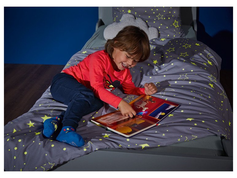 Pełny ekran: LIVARNO home Pościel dziecięca z bawełny renforcé ze świecącym nadrukiem, 140 x 200 cm - zdjęcie 11