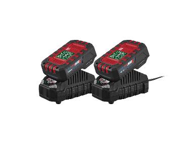 PARKSIDE® Zestaw 2 akumulatorów litowo-jonowych 20 V, 2 Ah z 2 ładowarkami, 2,4 Ah