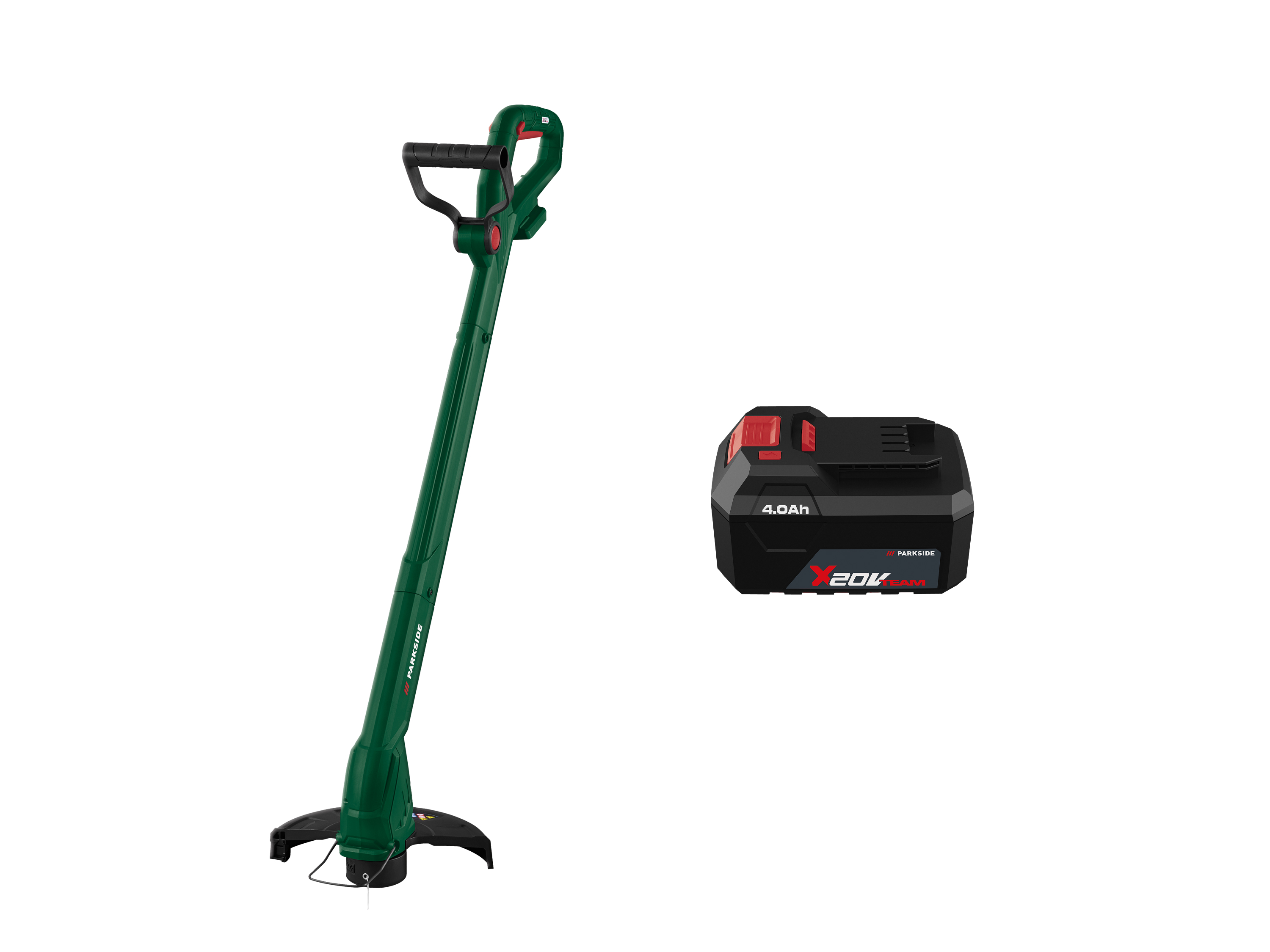 PARKSIDE® Zestaw 20 V Akumulatorowa podkaszarka do trawy z akumulatorem 4 Ah