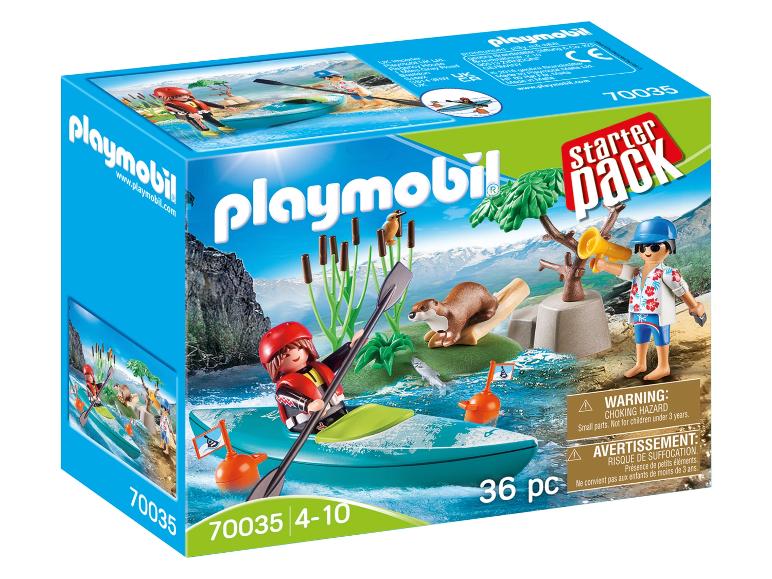 Playmobil zestaw startowy z kajakiem i figurkami