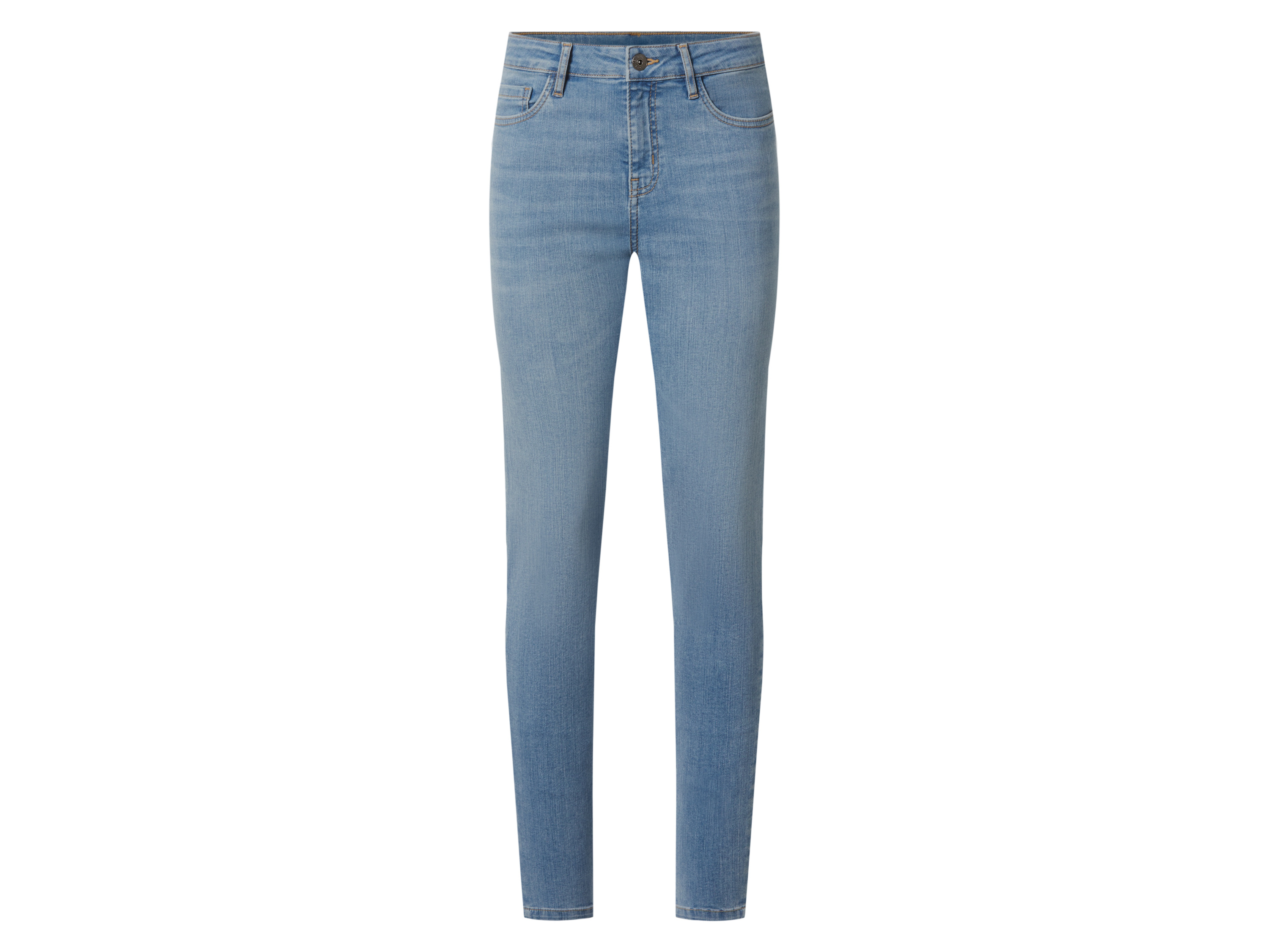 esmara® Jeansy damskie super skinny fit push-up (Niebieski, 36)