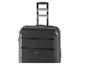 Czarna walizka Topmove z wysuwaną rączką
