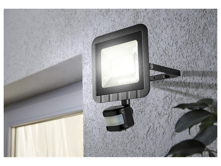 Pełny ekran: LIVARNO home Reflektor zewnętrzny LED, LSLB 24 B1, z czujnikiem ruchu, 24 W - zdjęcie 10