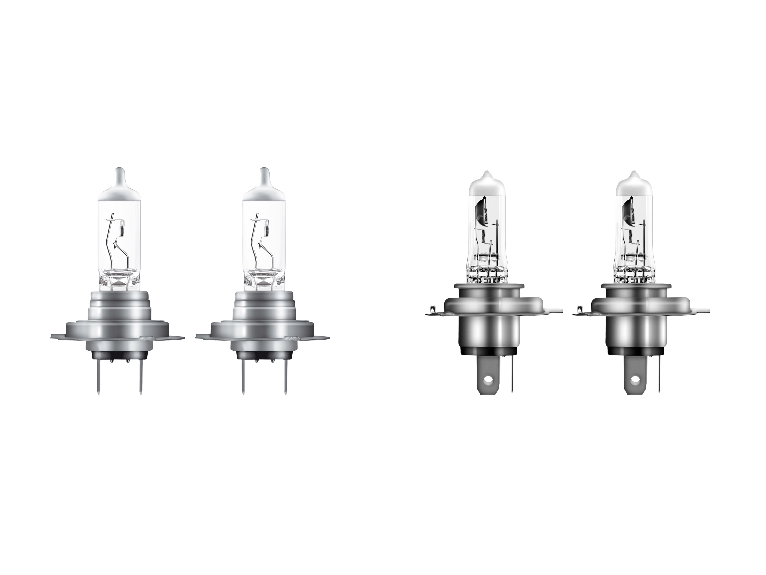 OSRAM Zestaw 2 żarówek halogenowych do reflektorów samochodowych H7 / H4