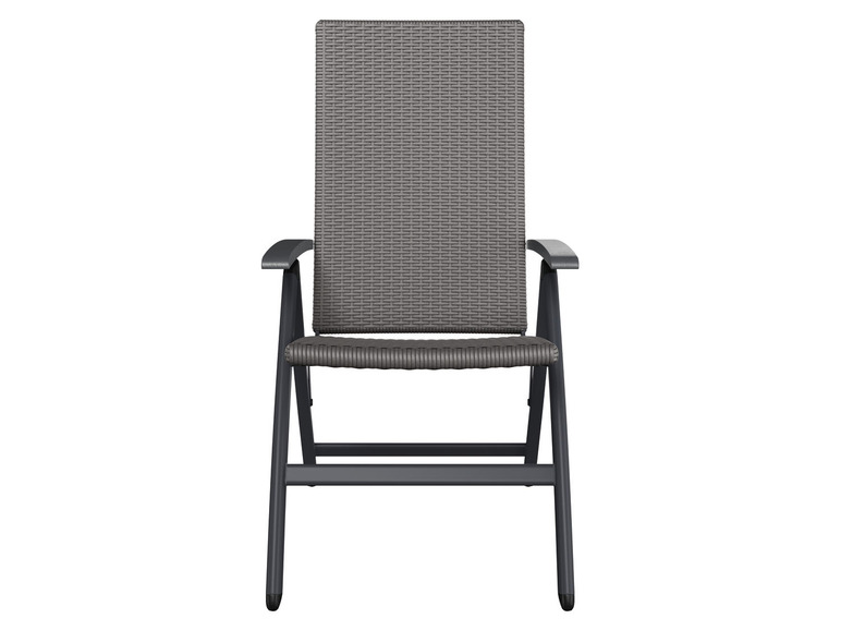 Zestaw 2 aluminiowych foteli ogrodowych Valencia, szary