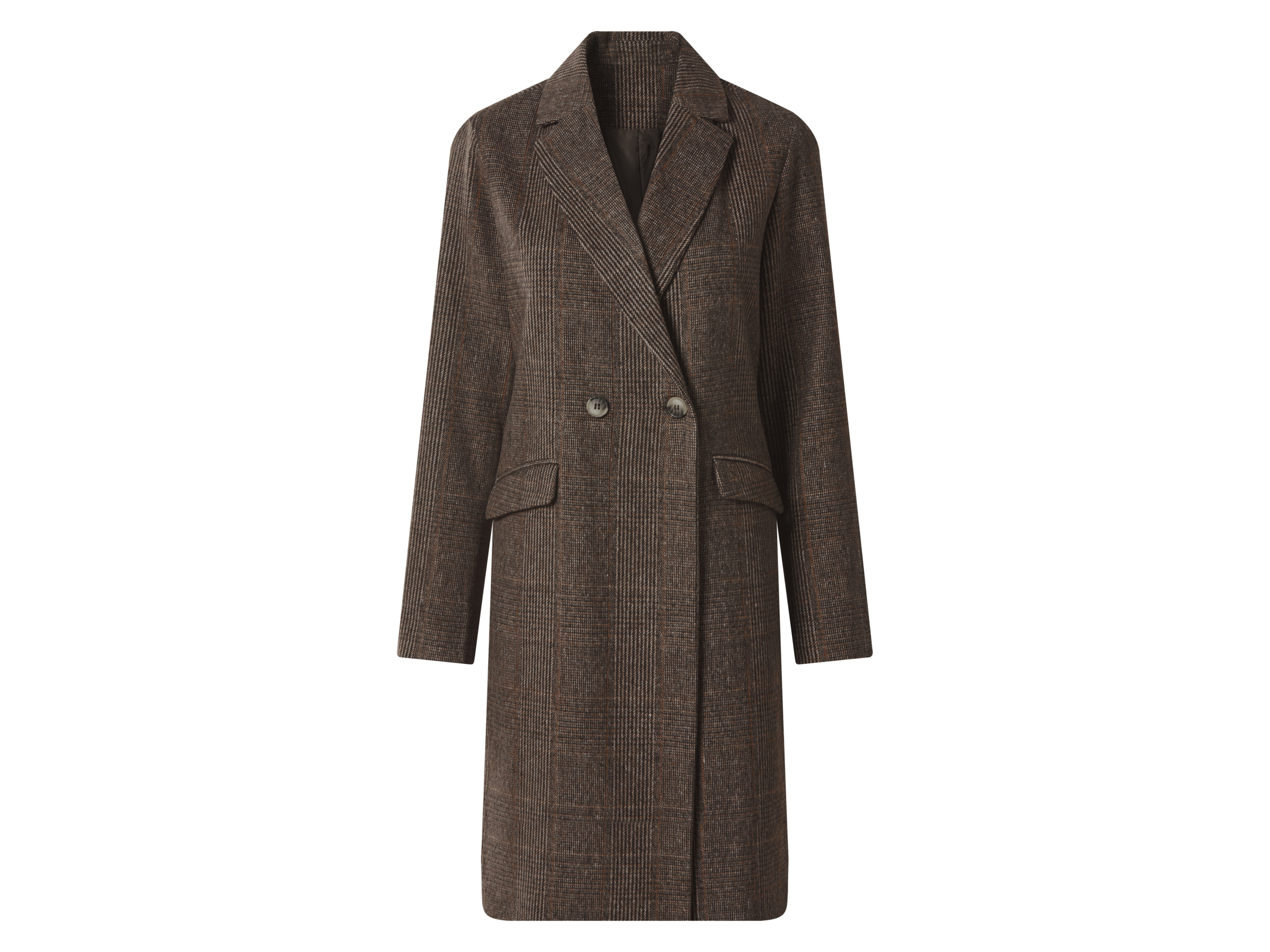 ESMARA® Płaszcz damski (W kratkę, L (44-46))