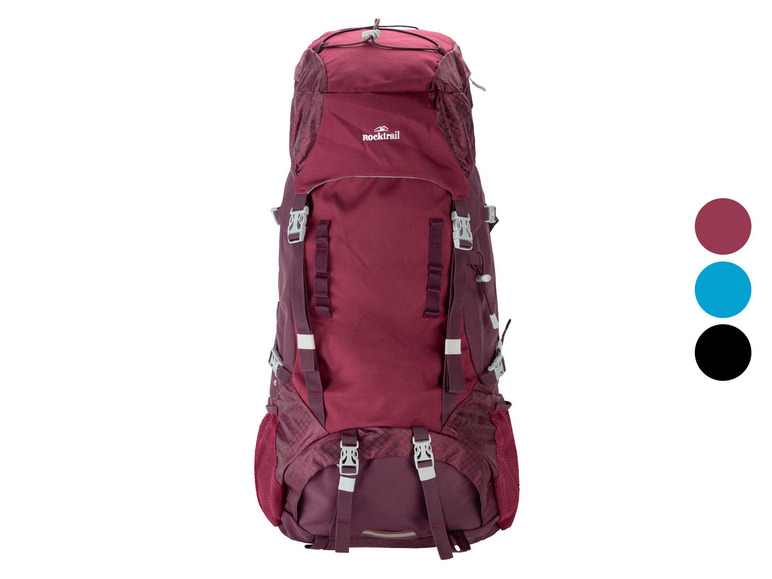 Pełny ekran: ROCKTRAIL® Plecak trekkingowy wyściełany, 60 + 10 l - zdjęcie 1