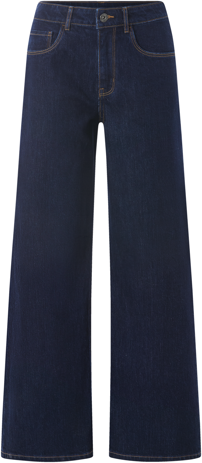 ESMARA® Jeansy Wide Leg damskie (Ciemnoniebieski, 44)