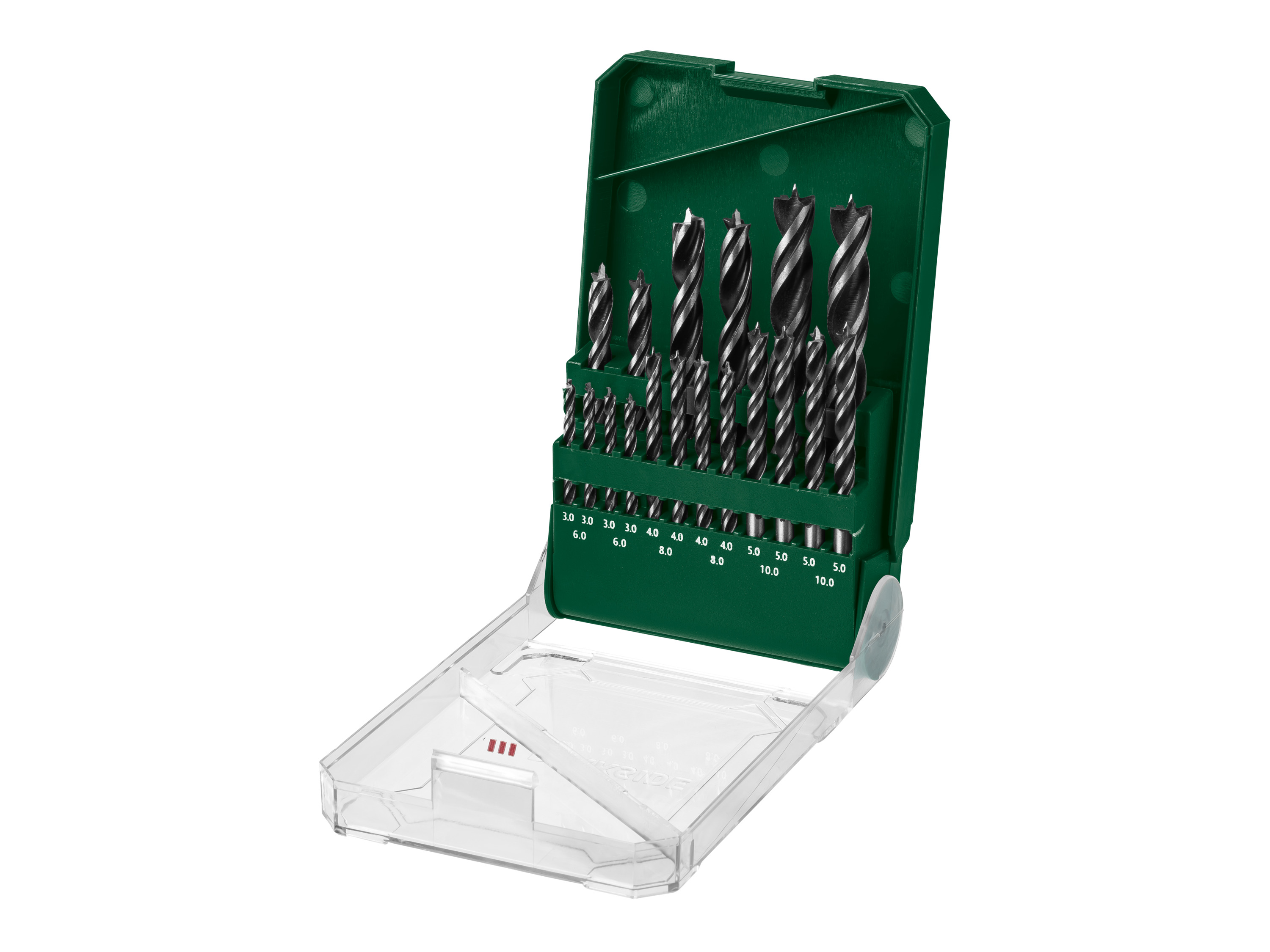 PARKSIDE® Zestaw wierteł, 18 lub 19 elementów (Wiertła do drewna 18 sztuk.)