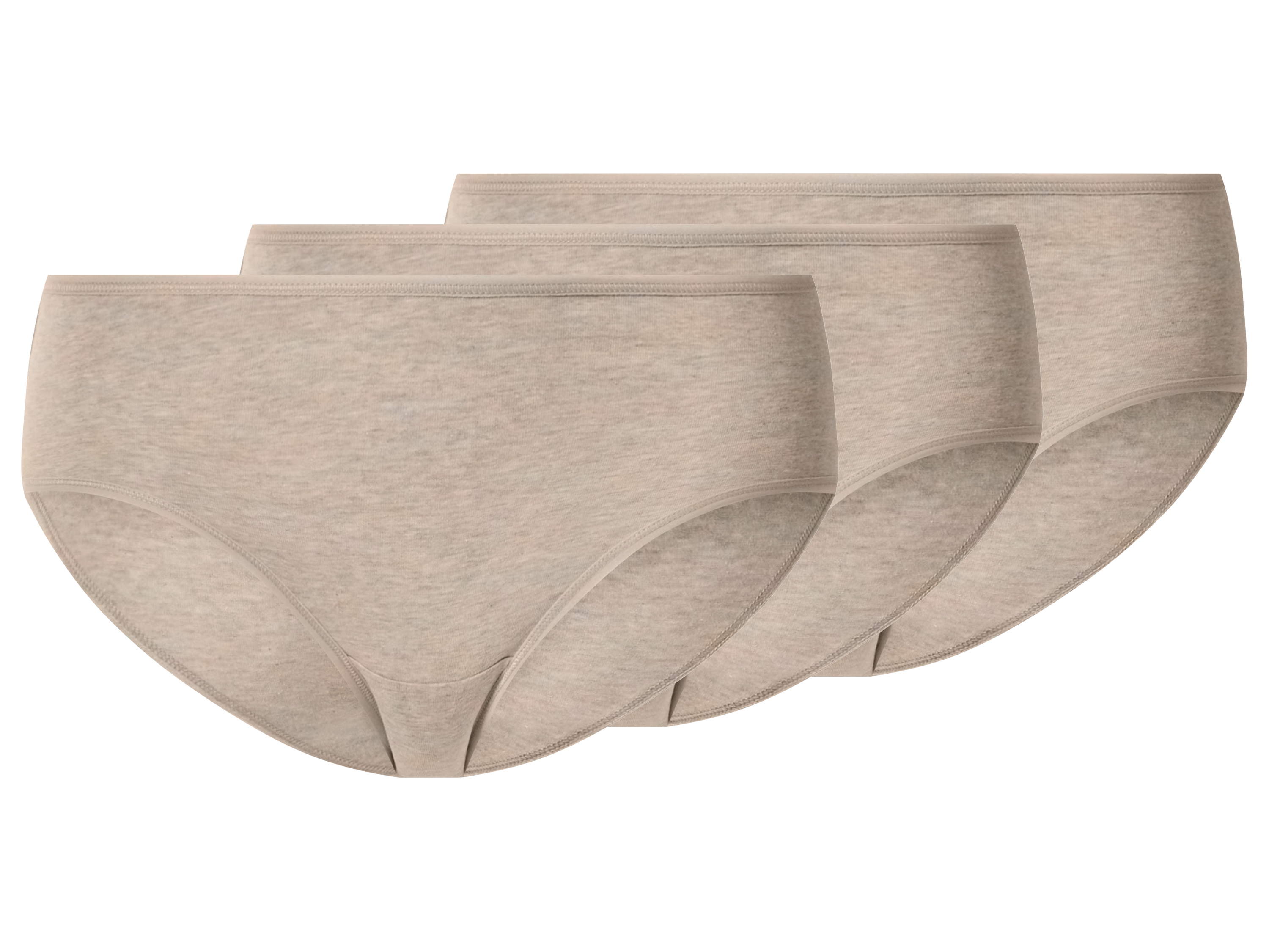 esmara® Majtki hipstery damskie z bawełną, 3 pary 