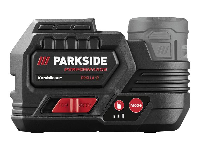 PARKSIDE PERFORMANCE Zestaw 12 V: Akumulatorowy laser krzyżowy z akumulatorem 5 Ah