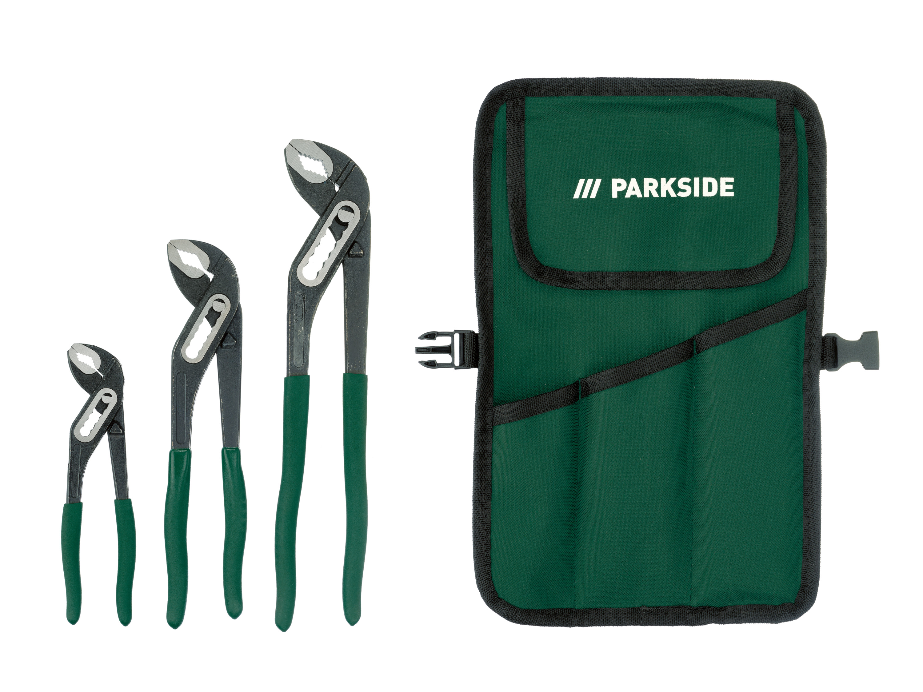 PARKSIDE® Zestaw 3 kluczy francuskich lub szczypiec do pomp wodnych (Zestaw szczypiec do pompy wodnej 3 szt.)