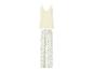 Jasnożółta koszulka na ramiączkach i kwieciste spodnie od piżamy.