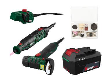 PARKSIDE® Zestaw Akumulatorowe narzędzie wielofunkcyjne, 20 V z akumulatorem litowo-jonowym, 4 Ah