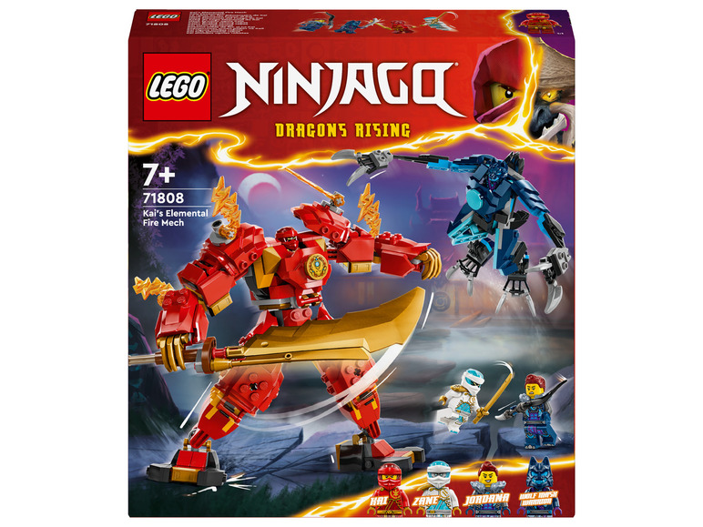 Zestaw klocków LEGO® 71808 »Mech żywiołu i ognia Kaia