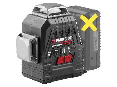 PARKSIDE PERFORMANCE® 20 V Akumulatorowy laser krzyżowy »PKLLP 3360 A1«, bez akumulatora i ładowarki