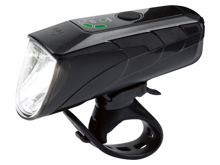 Pełny ekran: CRIVIT Zestaw lampek rowerowych LED, złącze USB-C - zdjęcie 4
